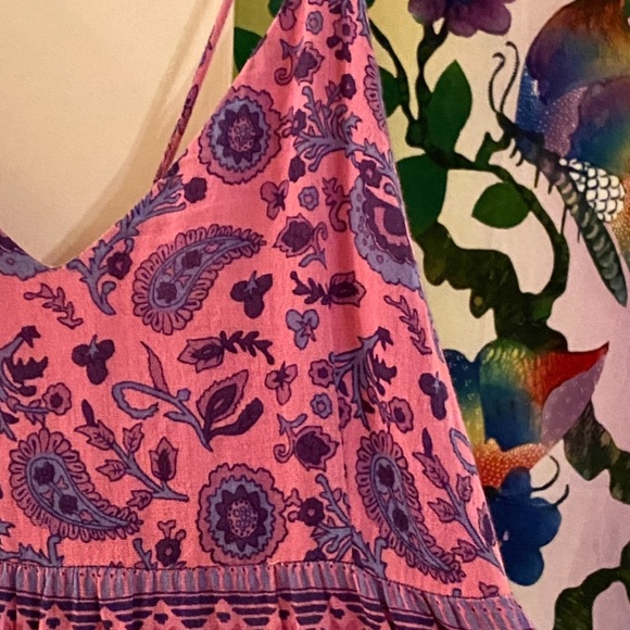 🌺🎉HP🎉🌺 Spell & The Gypsy Journey Strappy Maxi Dress Mulberry - Picture 11 of 16